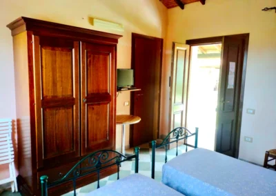 Interni sistemazioni stanze Agriturismo Bellu