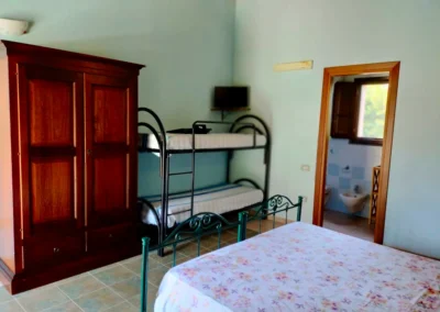 Interni sistemazioni stanze Agriturismo Bellu